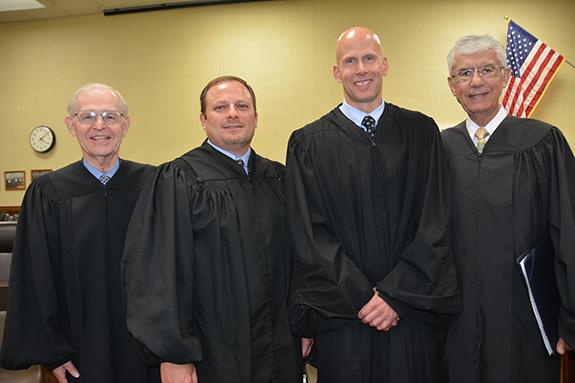 Retired justices join Waushara Judges for a photo Waushara Argus